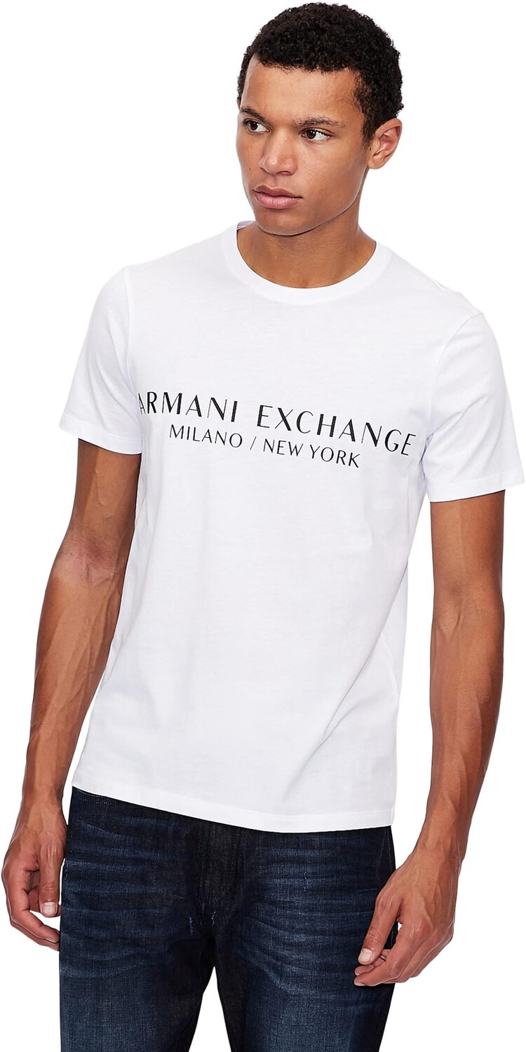 Футболка с логотипом Milano/New York Armani Exchange, белый
Футболка с логотипом Milano/New York Armani Exchange, белый