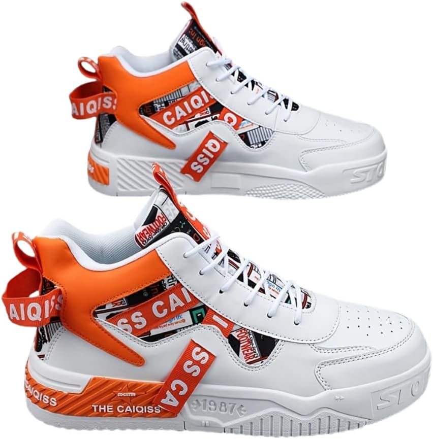 Мужские кроссовки для скейтбординга, дышащие и удобные, с антискользящей подошвой и амортизацией, для повседневной носки Hhhchpm, белый
Мужские кроссовки для скейтбординга, дышащие и удобные, с антискользящей подошвой и амортизацией, для повседневной носки Hhhchpm, белый