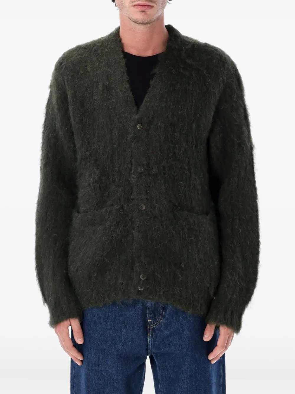 Кардиган с карманами Obey, зеленый
Кардиган с карманами Obey, зеленый