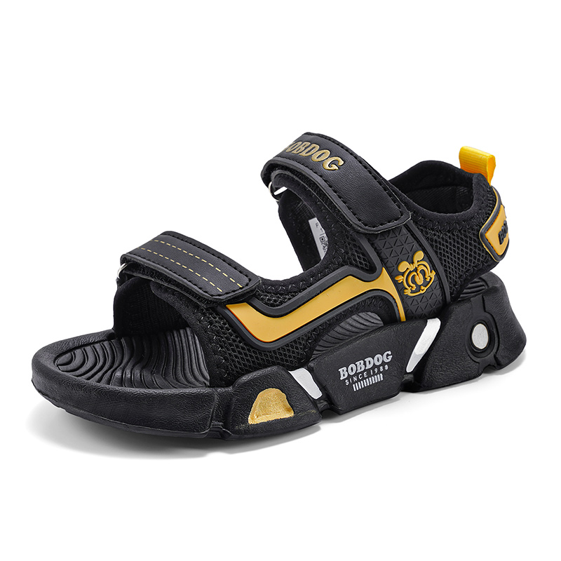 Нескользящие, износостойкие, легкие, амортизирующие, низкие детские сандалии для детей BOBDOG, черный/золотой
Нескользящие, износостойкие, легкие, амортизирующие, низкие детские сандалии для детей BOBDOG, черный/золотой