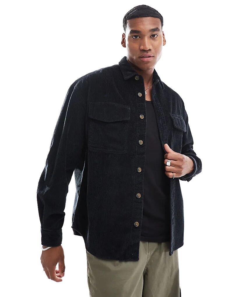 Рубашка свободного кроя в стиле 90-х с накладным карманом черного цвета ASOS DESIGN
Рубашка свободного кроя в стиле 90-х с накладным карманом черного цвета ASOS DESIGN