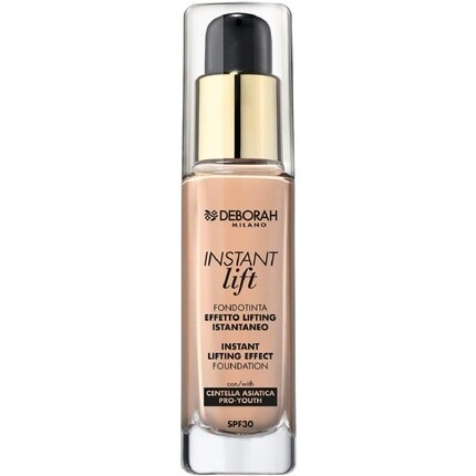 Deborah Milano Instant Lift Foundation SPF 30 02 Бежевый 30 мл
Deborah Milano Instant Lift Foundation SPF 30 02 Бежевый 30 мл