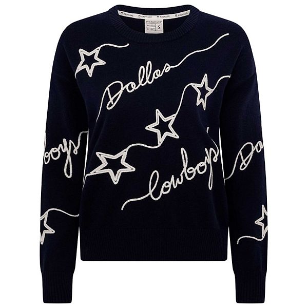 Женский свитер Dallas Cowboys Love Letter цвета морской волны Kadyluxe
Женский свитер Dallas Cowboys Love Letter цвета морской волны Kadyluxe