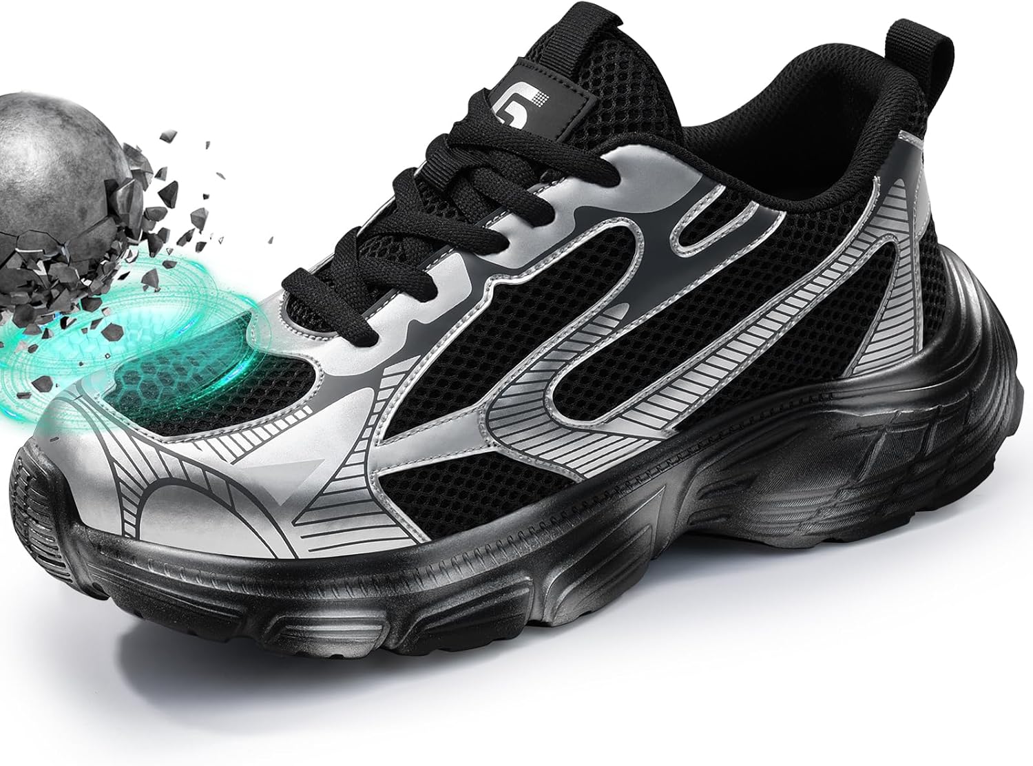 Мужские защитные ботинки с металлическим носком, рабочая обувь для промышленности и строительства, средние по голенище промышленные ботинки, кроссовки, удобная и легкая безопасная обувь для работы Guyisash, серебро
Мужские защитные ботинки с металлическим носком, рабочая обувь для промышленности и строительства, средние по голенище промышленные ботинки, кроссовки, удобная и легкая безопасная обувь для работы Guyisash, серебро