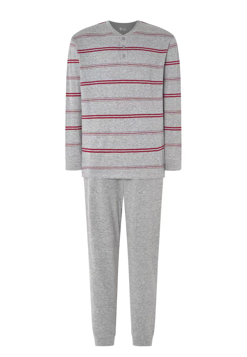 Длинная серая трикотажная мужская пижама El Búho Nocturno, светло-серый
Длинная серая трикотажная мужская пижама El Búho Nocturno, светло-серый