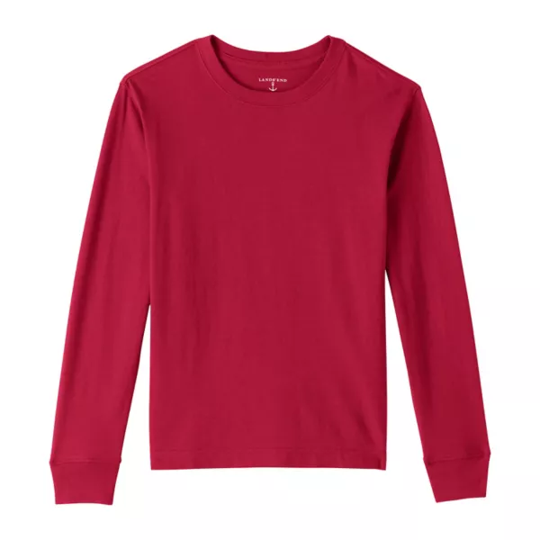 Футболка для мальчиков 2-20 лет — базовая для школьной формы Lands' End, красный
Футболка для мальчиков 2-20 лет — базовая для школьной формы Lands' End, красный