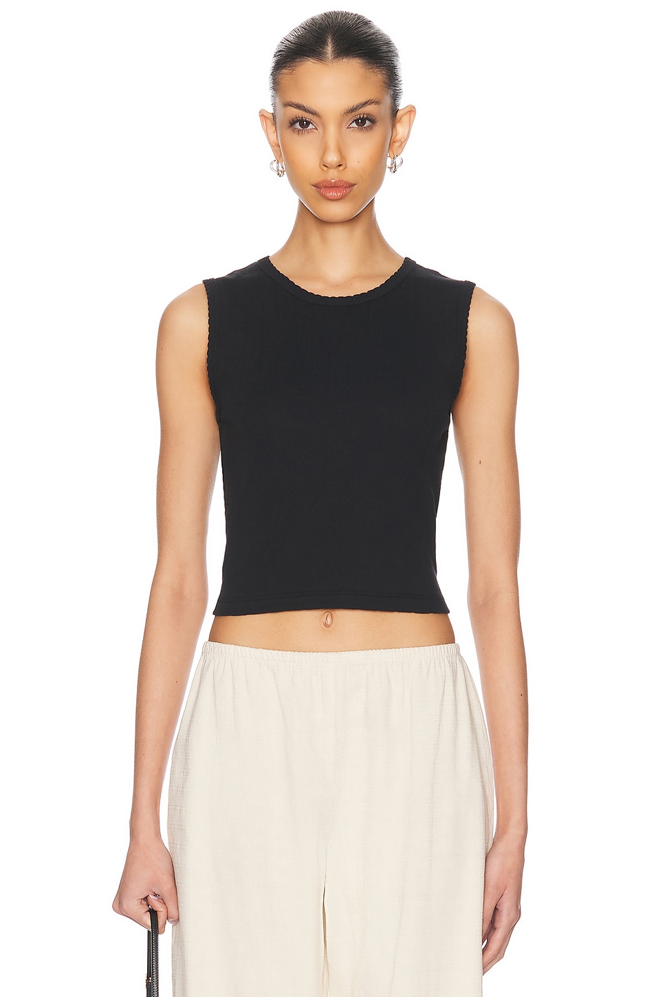 Пуловер без рукавов с ажурной вязкой Pointelle Leset, Black
Пуловер без рукавов с ажурной вязкой Pointelle Leset, Black