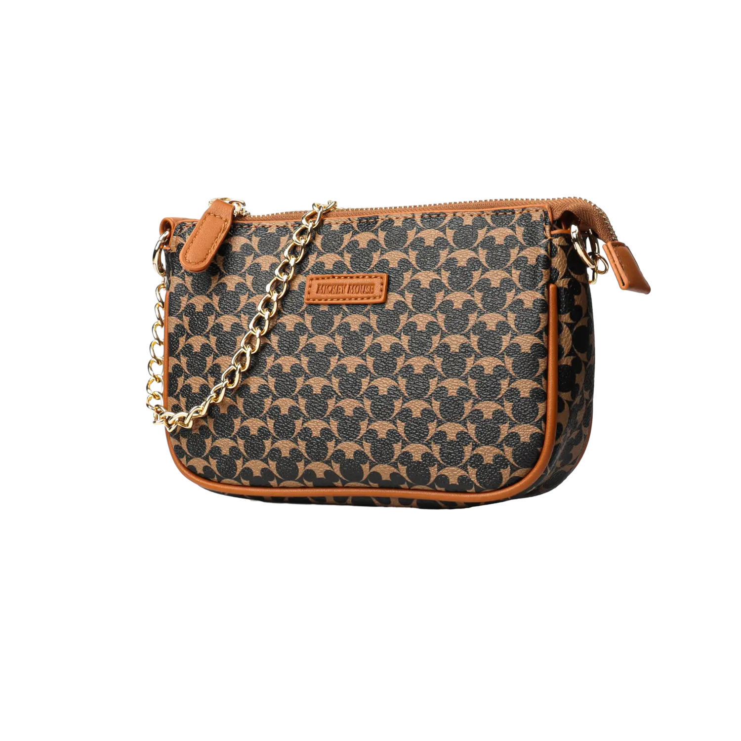 Disney Микки Серия ПВХ Сумка Пельменная Сумка через плечо Средний размер Женская Кофейная, Coffee