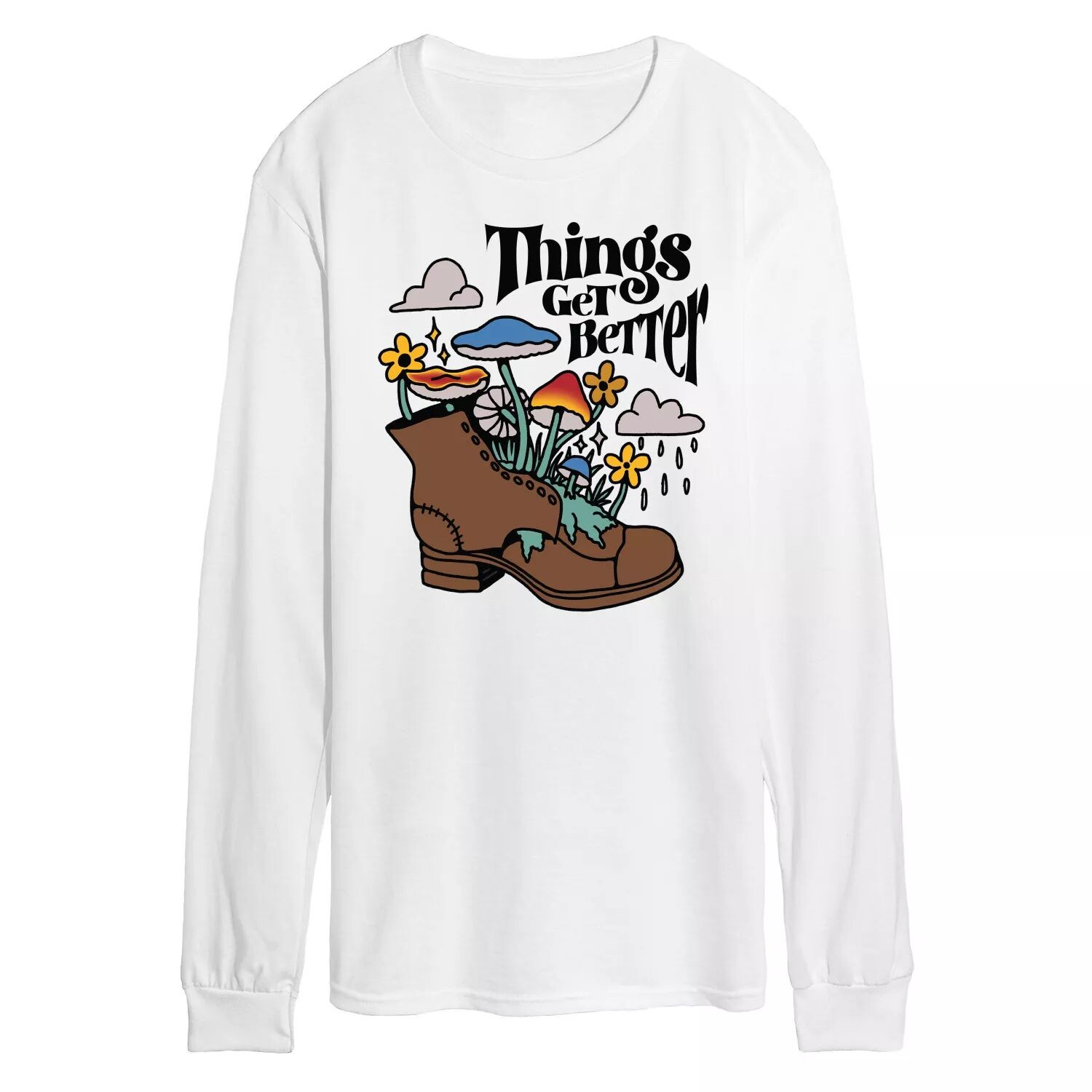 Мужская футболка с рисунком «Все становится лучше» Licensed Character
Мужская футболка с рисунком «Все становится лучше» Licensed Character