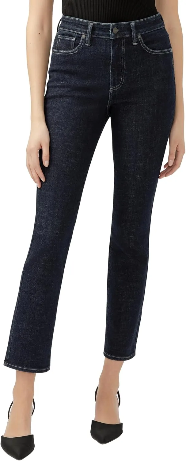 Silver Jeans Co. Женские джинсы Isbister с высокой посадкой и прямыми штанинами
Silver Jeans Co. Женские джинсы Isbister с высокой посадкой и прямыми штанинами