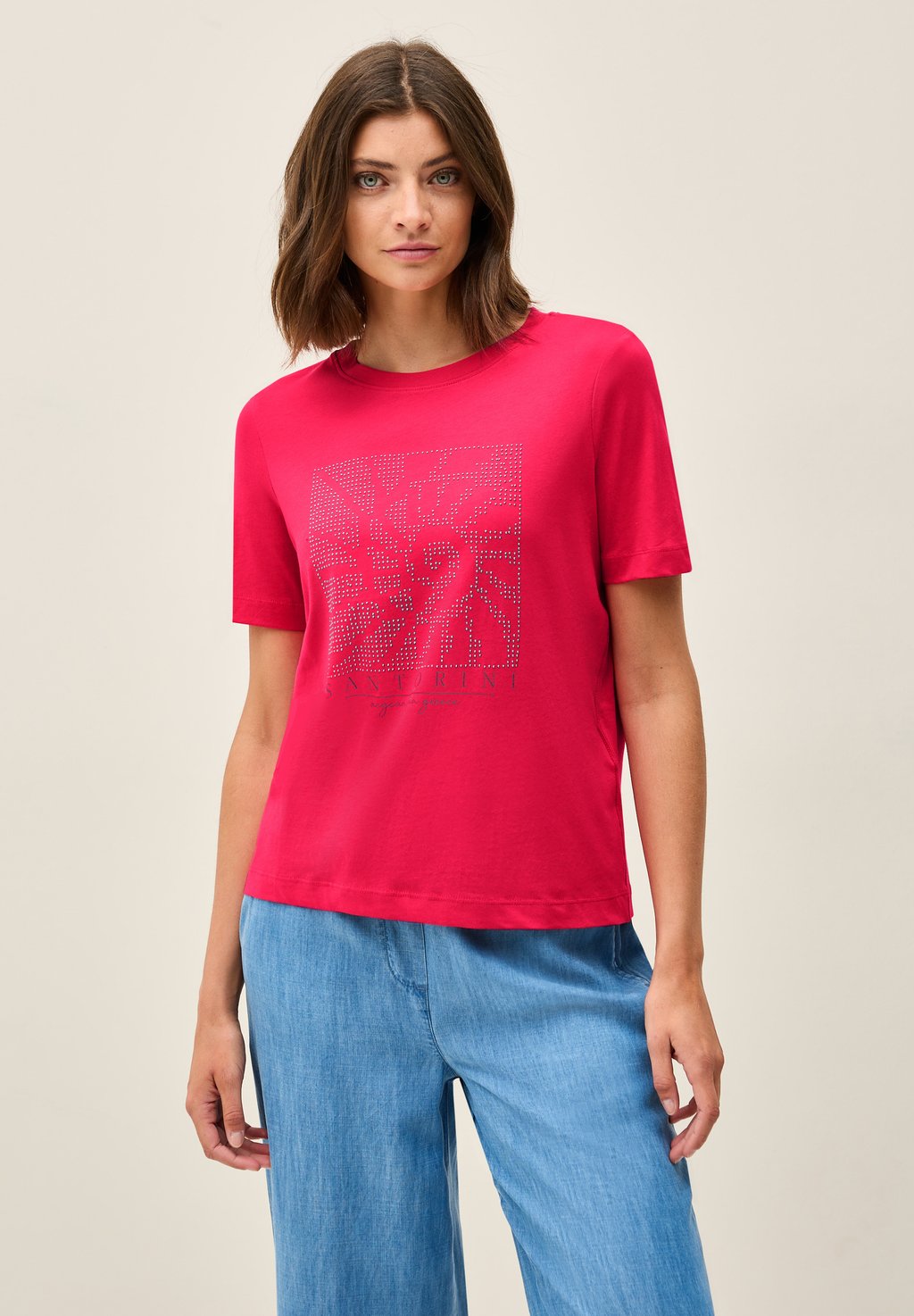 Футболка с принтом MIT SCHMUCKSTEINEN Cecil, металлик красный
Футболка с принтом MIT SCHMUCKSTEINEN Cecil, металлик красный