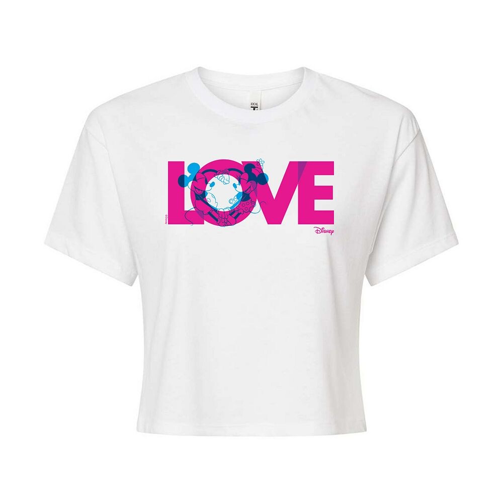 Укороченная футболка Love для детей с Микки и Минни Маус Disney's, белый
Укороченная футболка Love для детей с Микки и Минни Маус Disney's, белый