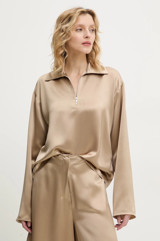 Блузка Mencia Nanushka, бежевый
Блузка Mencia Nanushka, бежевый