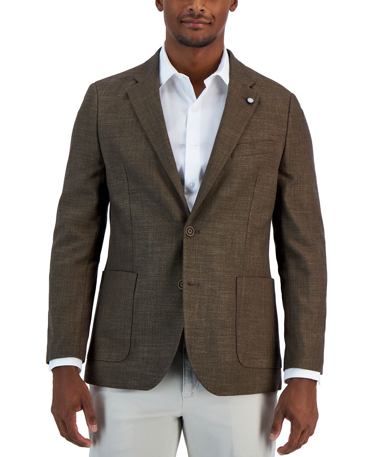 Мужское однотонное спортивное пальто modern-fit active stretch Nautica, коричневый
Мужское однотонное спортивное пальто modern-fit active stretch Nautica, коричневый