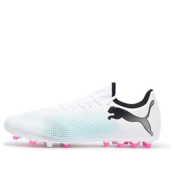Кроссовки future 7 play mg cleats 'white blue pink' Puma, белый 
Кроссовки future 7 play mg cleats 'white blue pink' Puma, белый