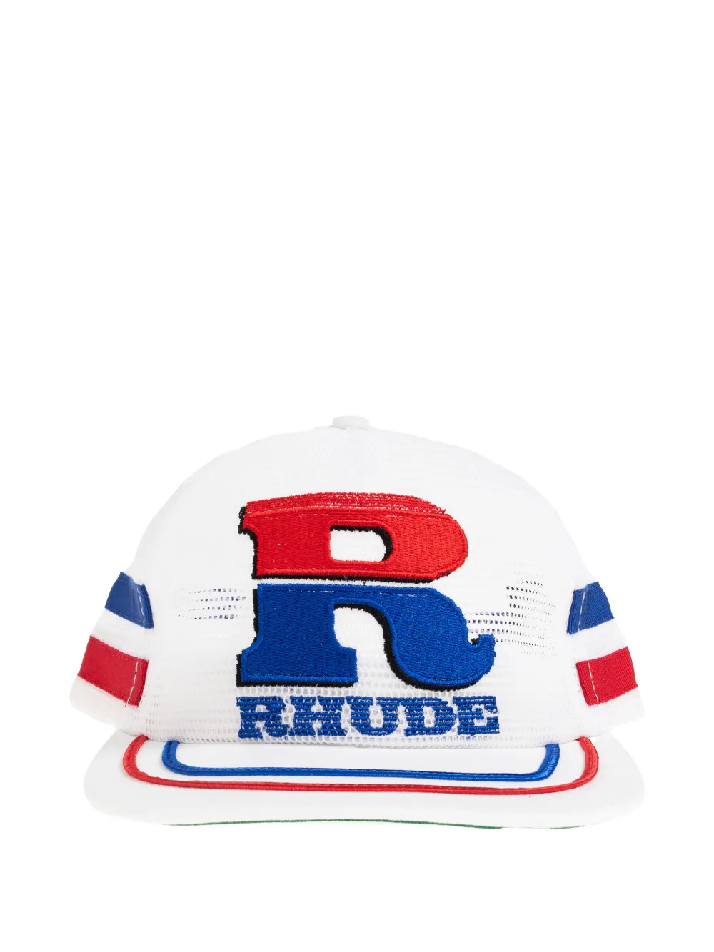 Бейсболка из сетчатой ткани с вышитым логотипом Rhude, белый
Бейсболка из сетчатой ткани с вышитым логотипом Rhude, белый
