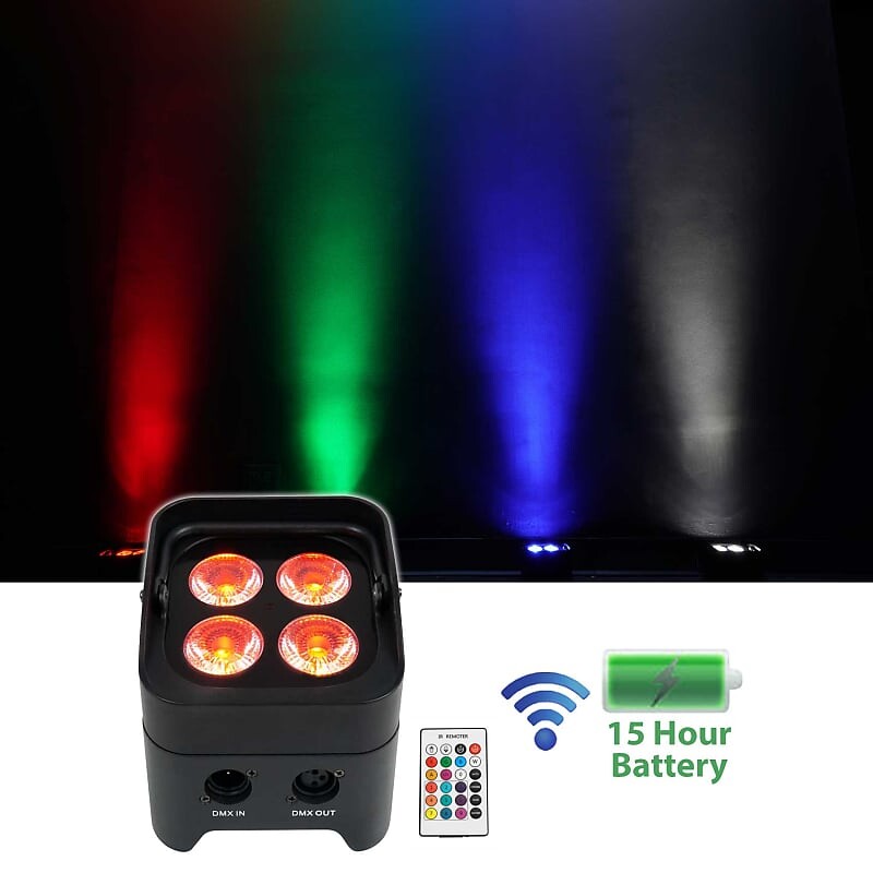 Перезаряжаемый прожектор Rockville BEST PAR 50 Par Can Wash с беспроводным подключением DMX+RGBWA+UV
Перезаряжаемый прожектор Rockville BEST PAR 50 Par Can Wash с беспроводным подключением DMX+RGBWA+UV