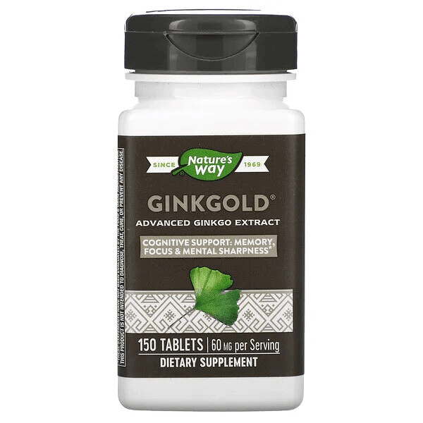 Ginkgold экстракт гинкго Nature's Way 60 мг, 150 таблеток
Ginkgold экстракт гинкго Nature's Way 60 мг, 150 таблеток