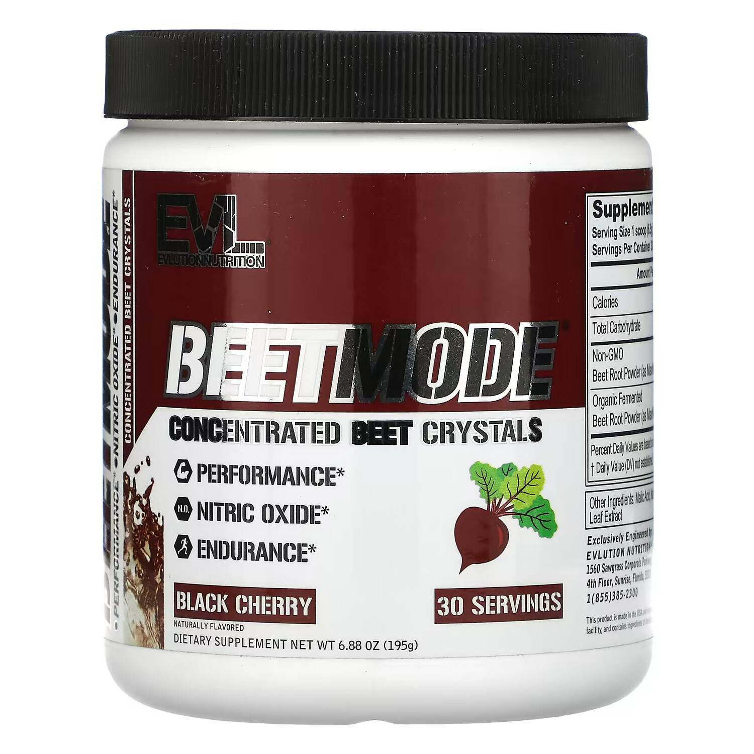 EVLution Nutrition, BeetMode, кристаллы концентрированной свеклы, черешня, 195 г (6,88 унции)
EVLution Nutrition, BeetMode, кристаллы концентрированной свеклы, черешня, 195 г (6,88 унции)