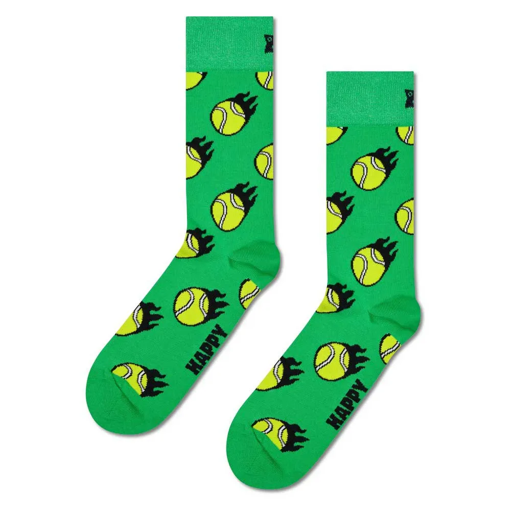 Носки Happy Tennis ball crew, зеленый 
Носки Happy Tennis ball crew, зеленый