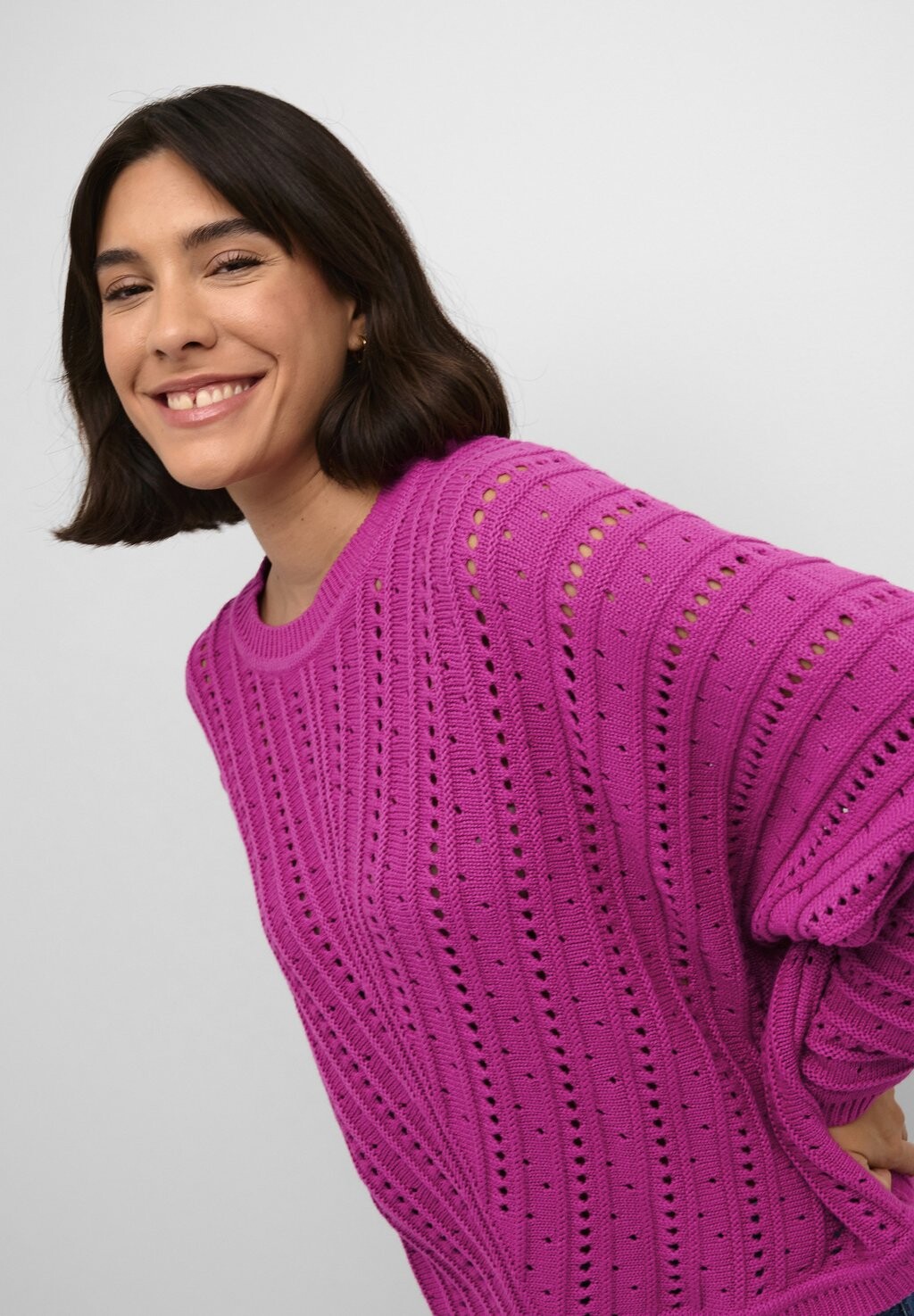 Вязаный свитер JOLIE Kaffe, розовый
Вязаный свитер JOLIE Kaffe, розовый