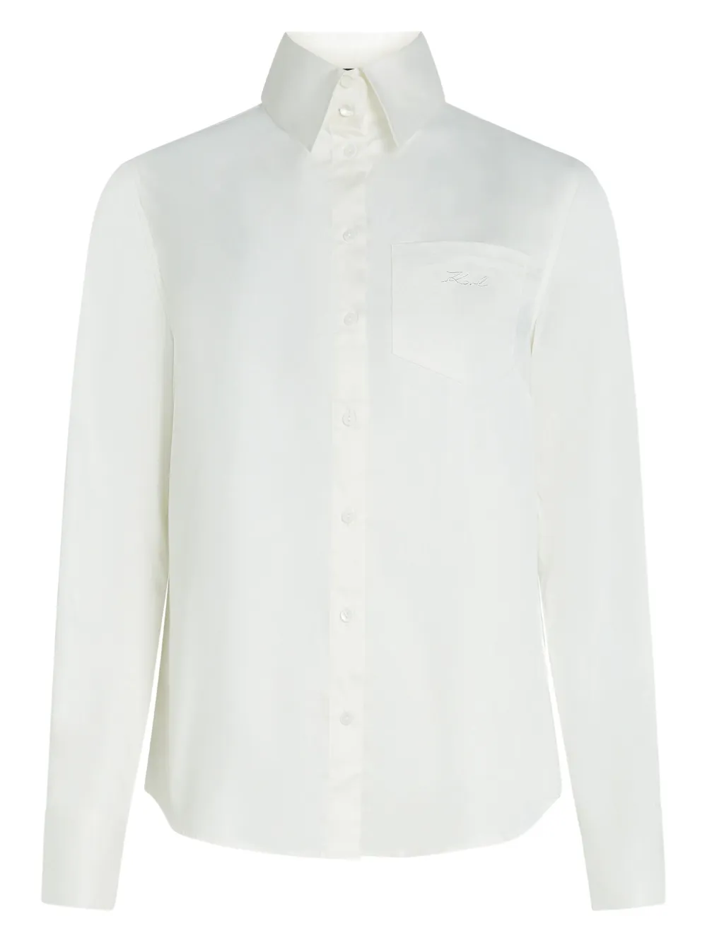 Рубашка с вышивкой KARL LAGERFELD, белый
Рубашка с вышивкой KARL LAGERFELD, белый