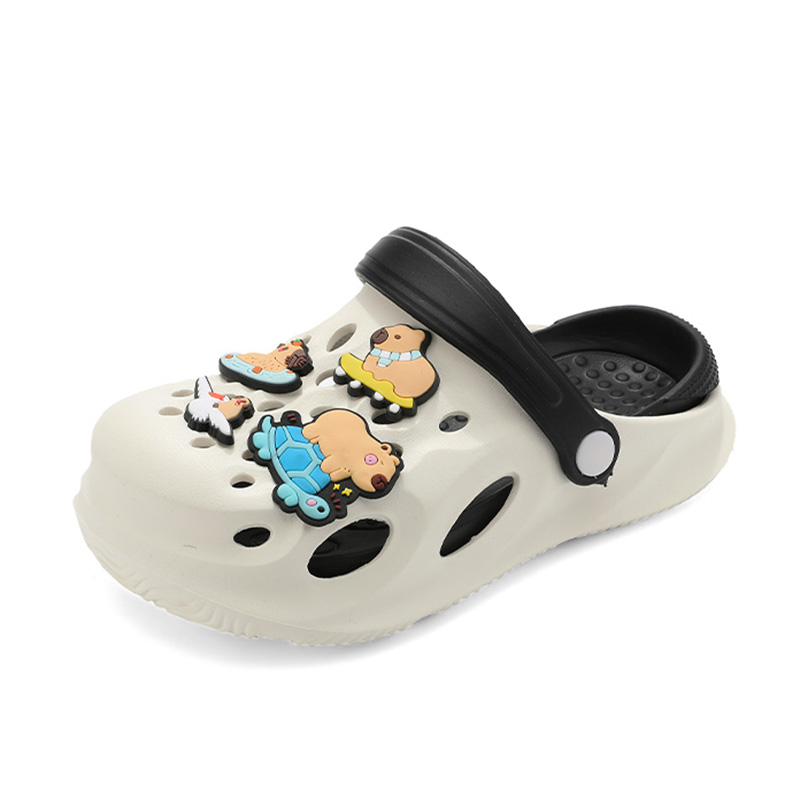 Детские сандалии с амортизацией и влагоотводящими свойствами FIRS Kids, белый/черный 
Детские сандалии с амортизацией и влагоотводящими свойствами FIRS Kids, белый/черный