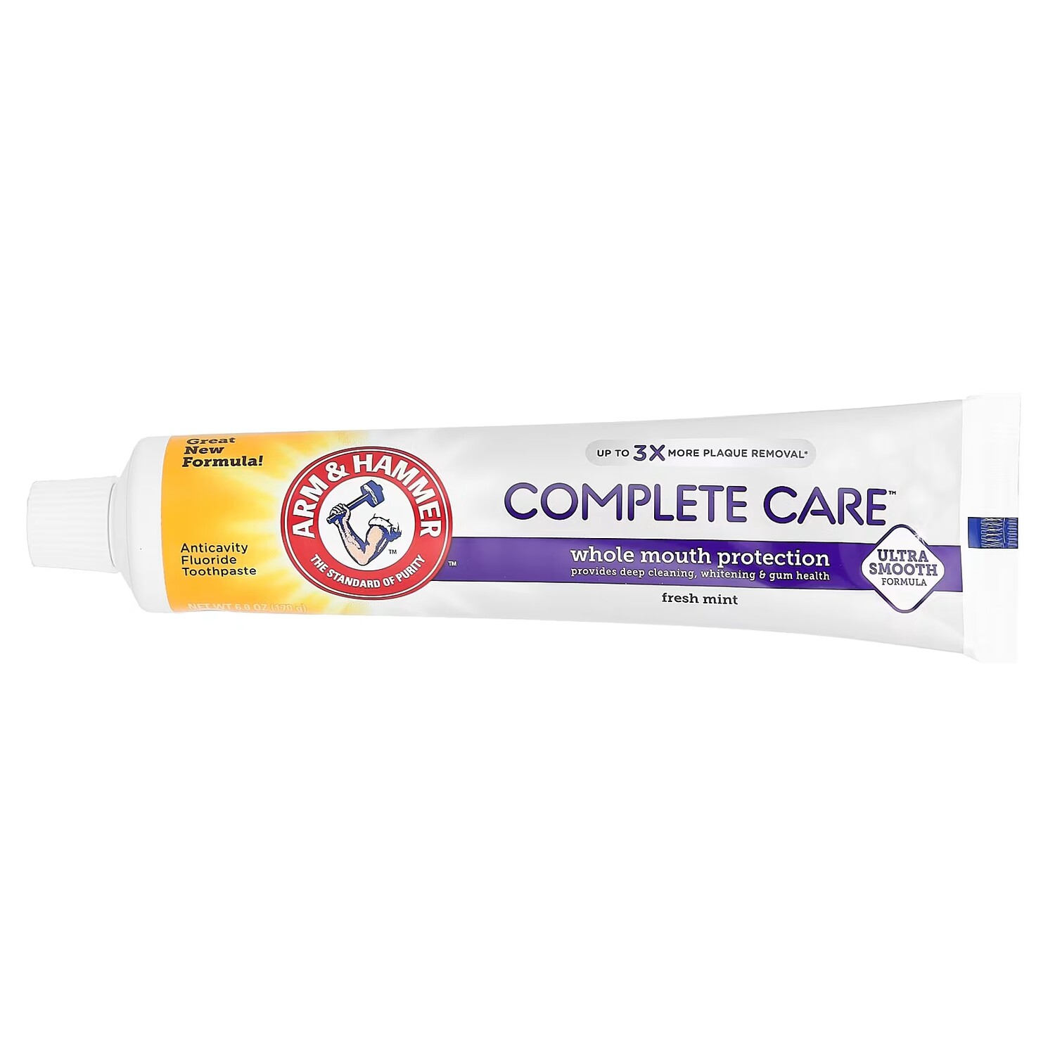 Зубная паста с фтором Arm & Hammer CompleteCare против кариеса, свежая мята
Зубная паста с фтором Arm & Hammer CompleteCare против кариеса, свежая мята