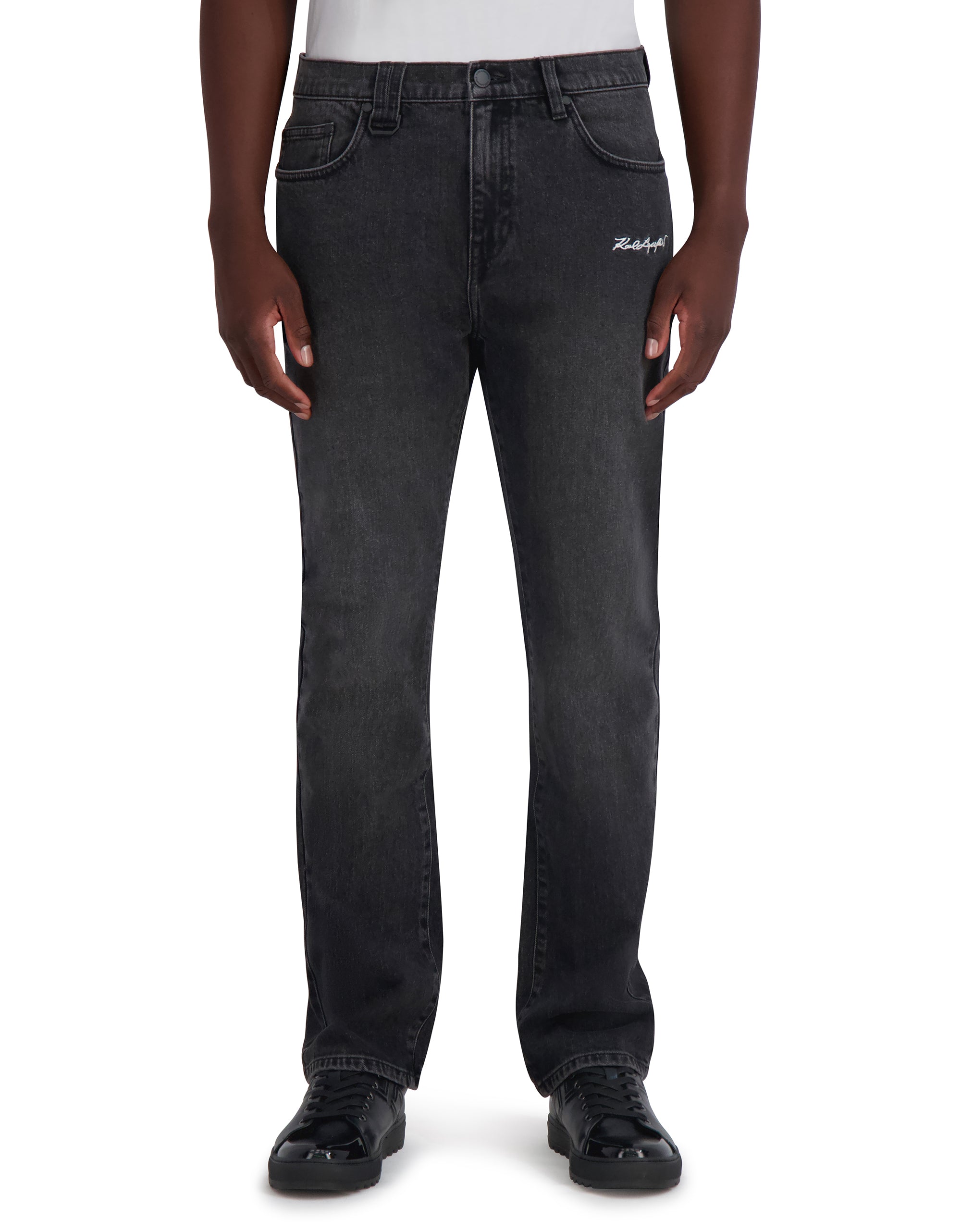 Джинсовые брюки с 5 карманами и фирменным логотипом KARL LAGERFELD PARIS, цвет No Color
Джинсовые брюки с 5 карманами и фирменным логотипом KARL LAGERFELD PARIS, цвет No Color