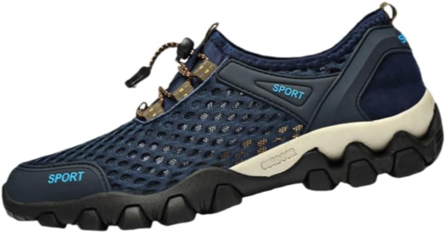 Мужские дышащие повседневные кроссовки с сеткой и перфорацией- легкие и комфортные, подходят для повседневной носки и путешествий Hoalox, синий
Мужские дышащие повседневные кроссовки с сеткой и перфорацией- легкие и комфортные, подходят для повседневной носки и путешествий Hoalox, синий