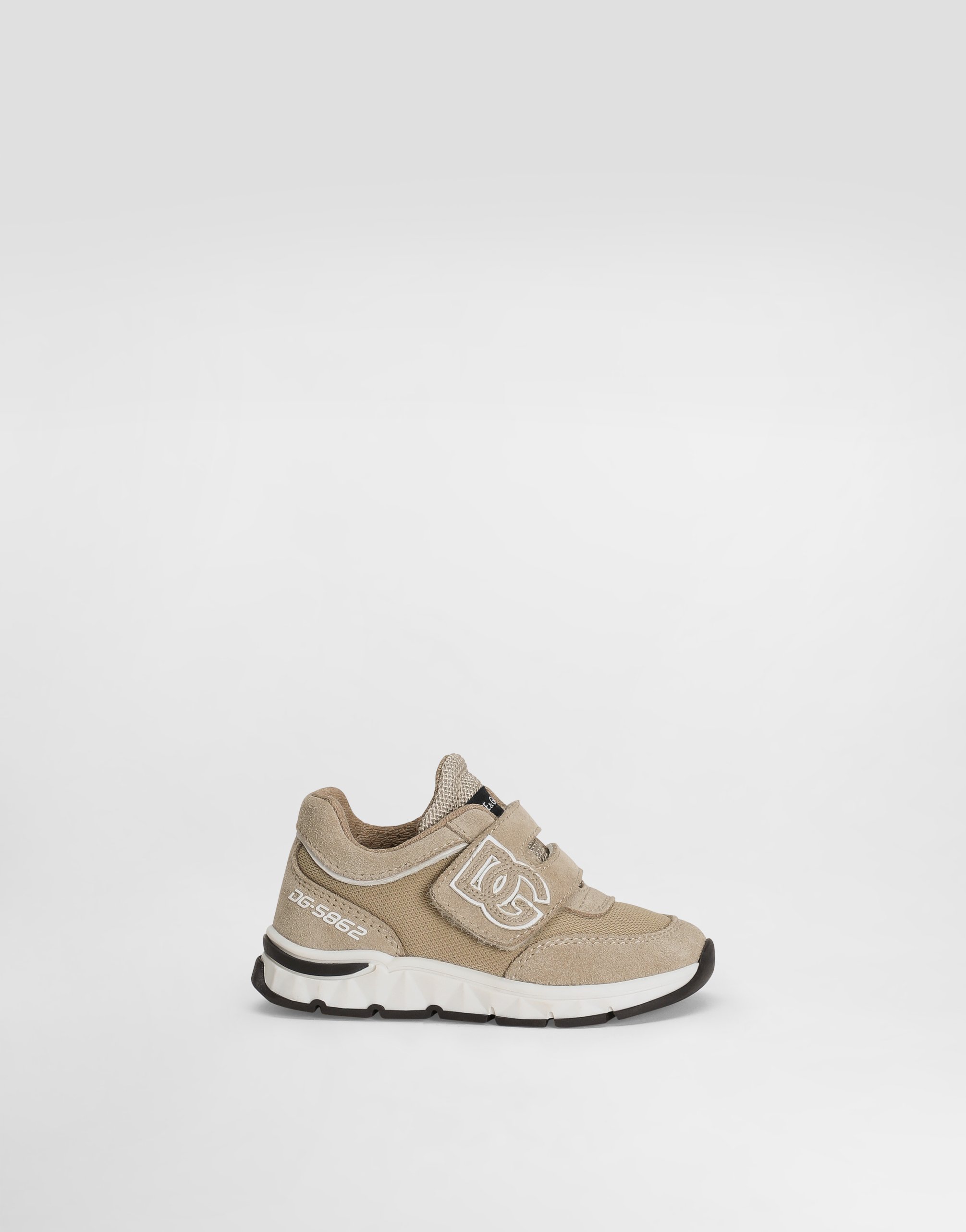 Кроссовки DG из сетчатого материала и спилковой кожи Dolce&Gabbana, бежевый
Кроссовки DG из сетчатого материала и спилковой кожи Dolce&Gabbana, бежевый