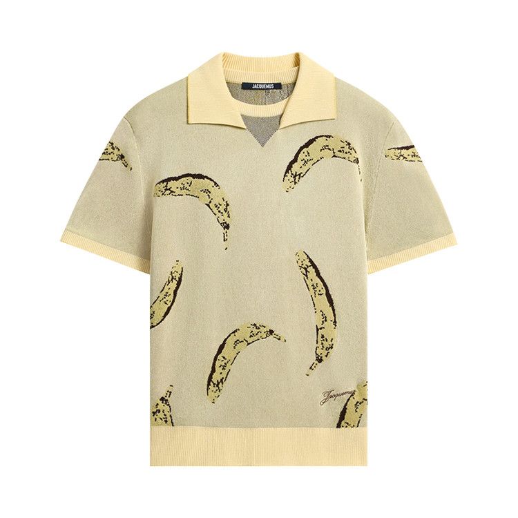 Поло Jacquemus Le Polo Marino, Banana Jacquard Yellow
Поло Jacquemus Le Polo Marino, Banana Jacquard Yellow