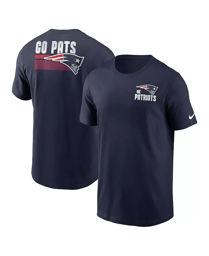 Мужская синяя футболка New England Patriots Blitz Essential Nike
Мужская синяя футболка New England Patriots Blitz Essential Nike
