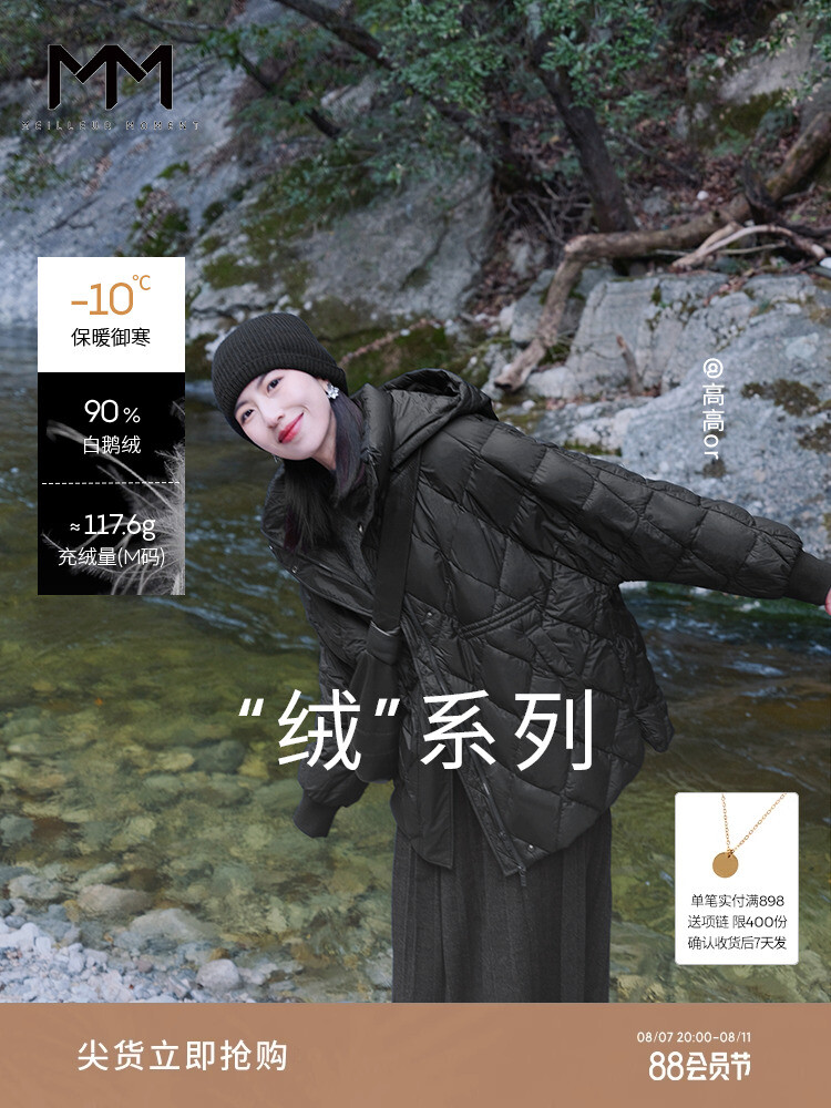 Пуховик Mai Meng с капюшоном, черный
Пуховик Mai Meng с капюшоном, черный