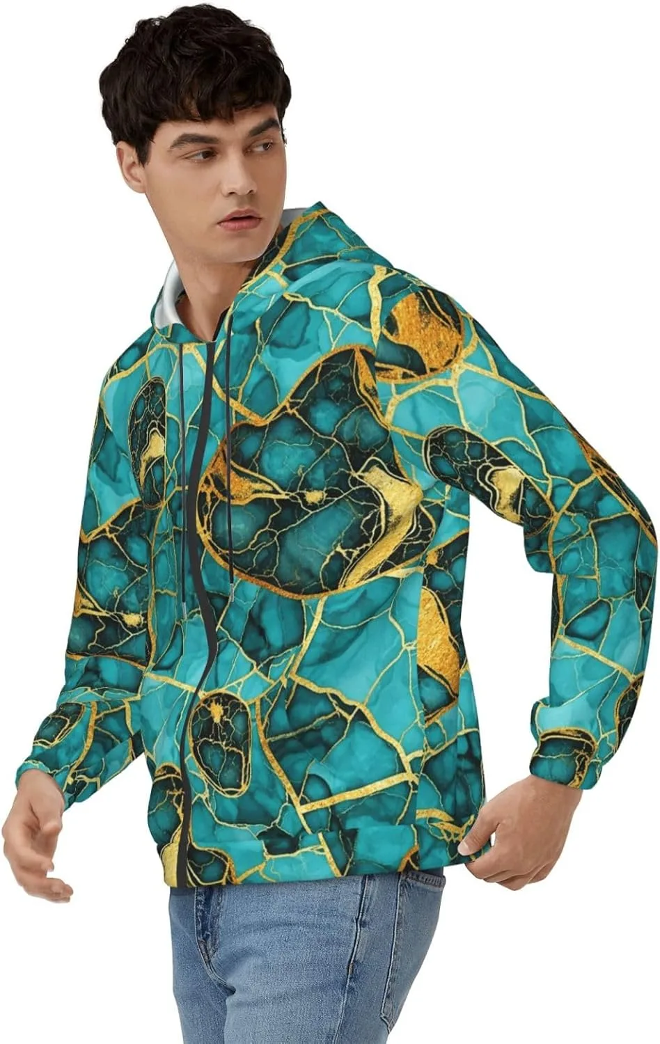 Мужская толстовка с капюшоном на молнии KATVEESC
Мужская толстовка с капюшоном на молнии KATVEESC