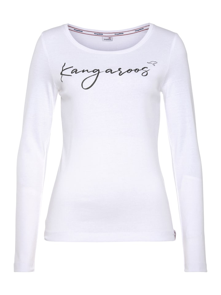 Рубашка с длинным рукавом Kangaroos, белый
Рубашка с длинным рукавом Kangaroos, белый