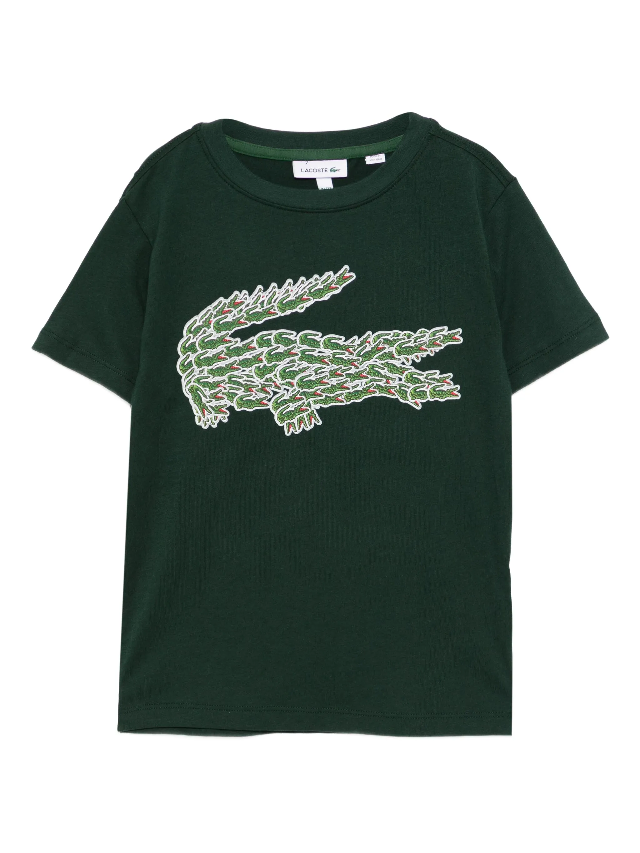 Футболка с вышитым логотипом Lacoste, зеленый
Футболка с вышитым логотипом Lacoste, зеленый