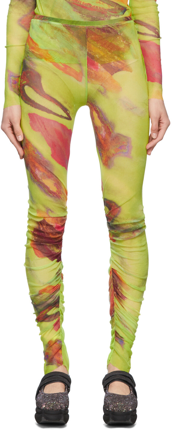 Зеленые сетчатые леггинсы Paula Canovas Del Vas
Зеленые сетчатые леггинсы Paula Canovas Del Vas