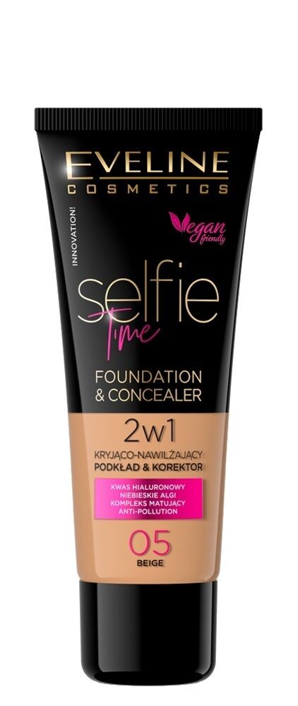Eveline Selfie Time 2w1 Праймер для лица, 05 Beige
Eveline Selfie Time 2w1 Праймер для лица, 05 Beige