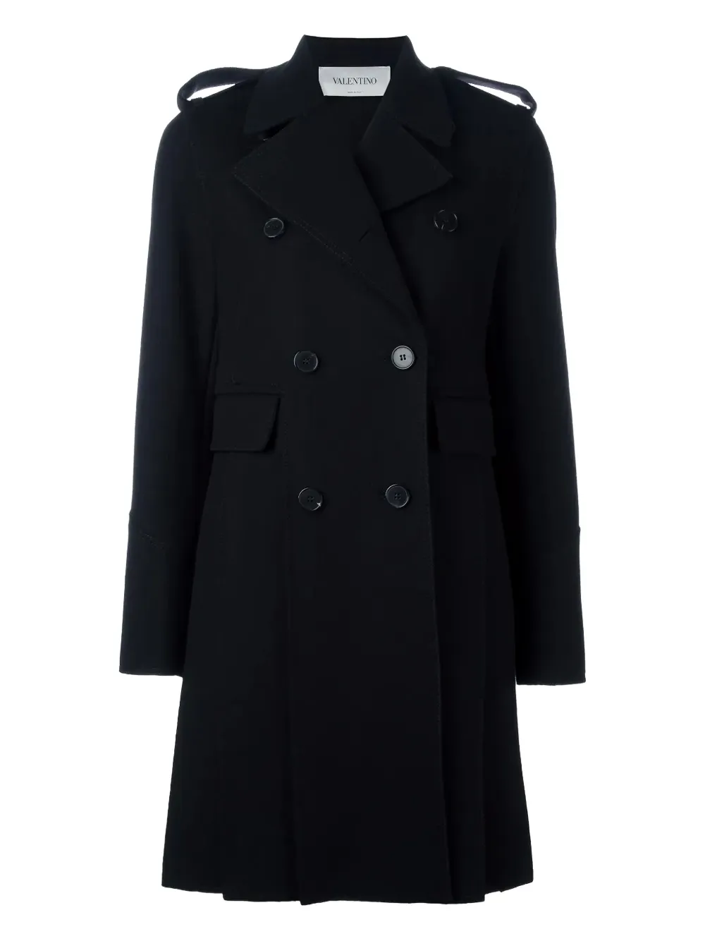 Двубортный бушлат VALENTINO GARAVANI, черный 
Двубортный бушлат VALENTINO GARAVANI, черный