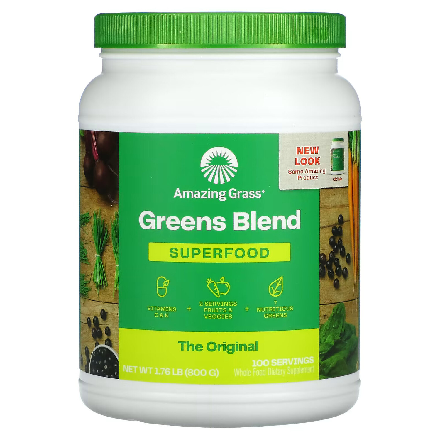 Amazing Grass, Green Superfood, The Original, 800 г (28,2 унции)
Amazing Grass, Green Superfood, The Original, 800 г (28,2 унции)