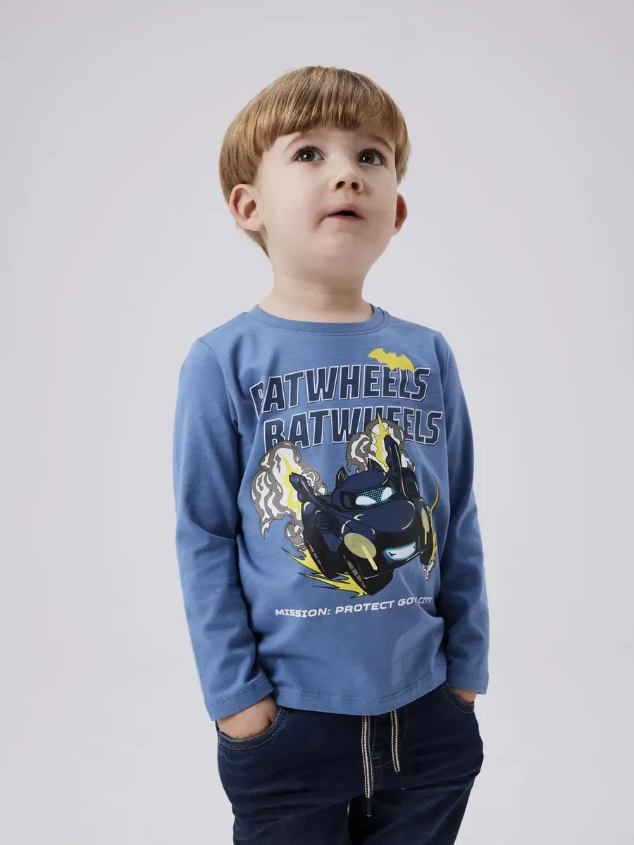 Рубашка с длинными рукавами Name It "NMMJATZY BATWHEELS LS TOP NOOS WAB", синий
Рубашка с длинными рукавами Name It "NMMJATZY BATWHEELS LS TOP NOOS WAB", синий