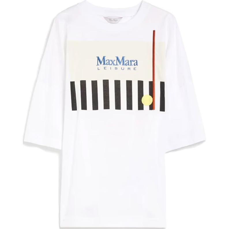 Футболка с рукавом дроп-шилдер женская белая MaxMara
Футболка с рукавом дроп-шилдер женская белая MaxMara