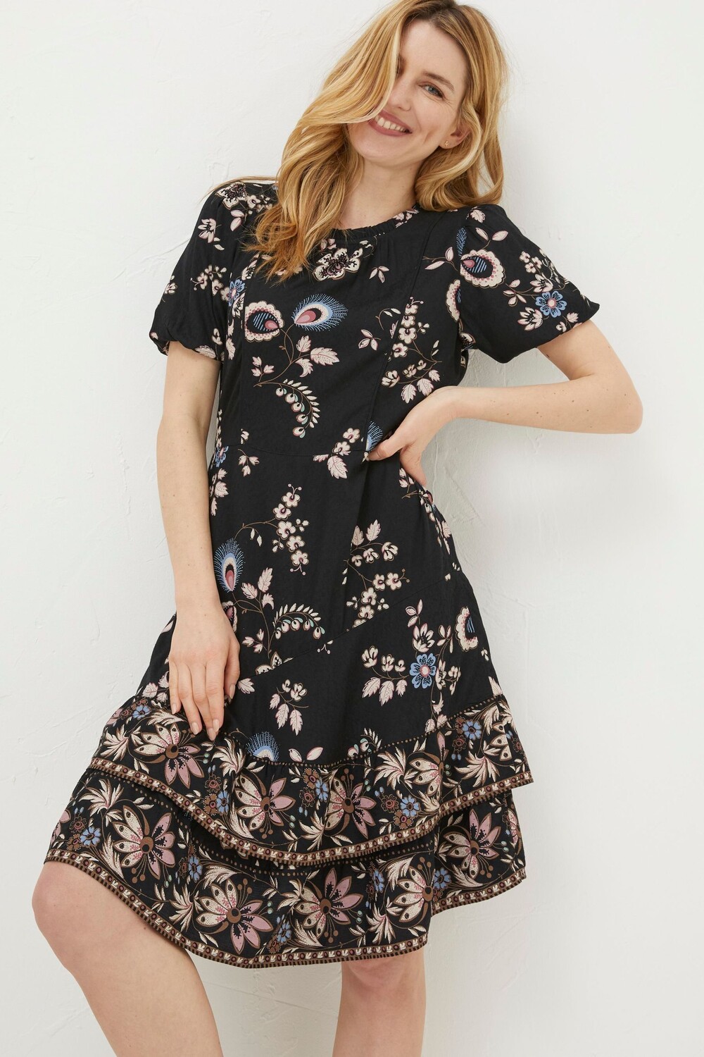 Fatface Shaney осеннее цветочное платье Fat Face, черный
Fatface Shaney осеннее цветочное платье Fat Face, черный