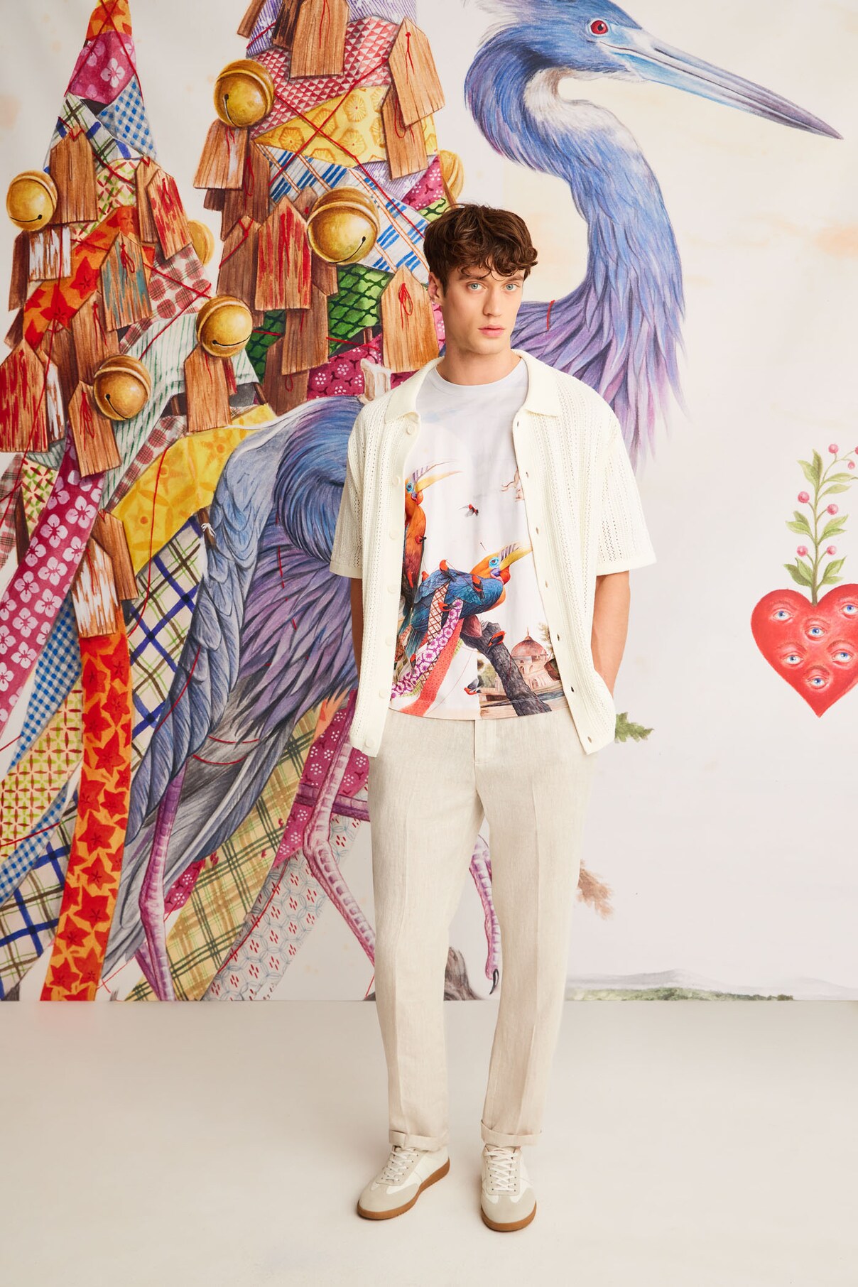 Футболка мужская Medicine El Gato Chimney x Medicine с рисунком птиц, бежевый
Футболка мужская Medicine El Gato Chimney x Medicine с рисунком птиц, бежевый