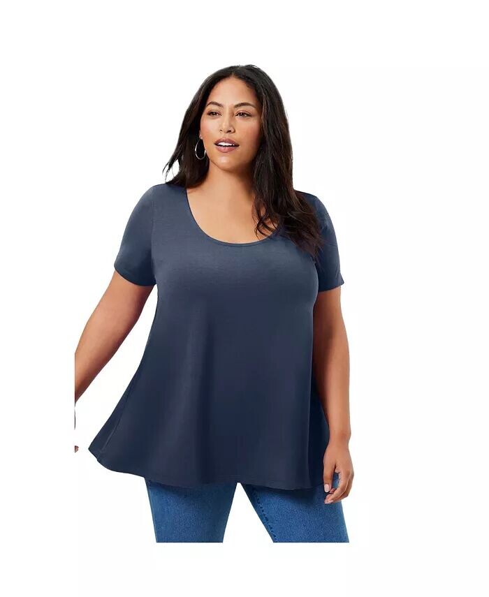 Плюс размер, июнь + футболка Vie с короткими рукавами + футболка Only June + Vie, синий
Плюс размер, июнь + футболка Vie с короткими рукавами + футболка Only June + Vie, синий