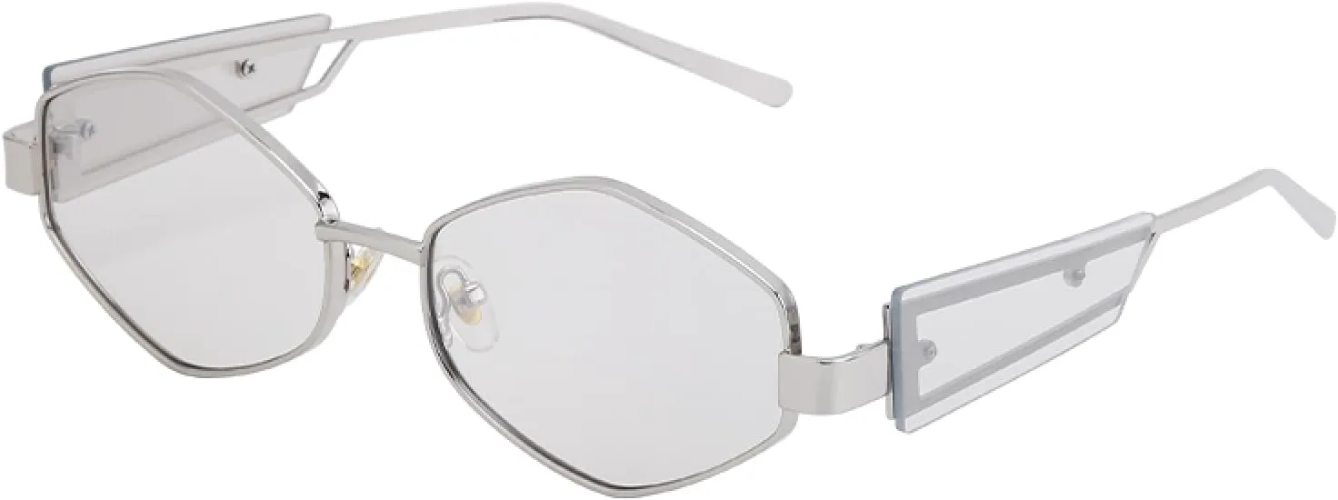 Модные шестиугольные солнцезащитные очки для женщин, роскошные уникальные многоугольные очки для мужчин, винтажные очки в маленькой оправе TVTBBVV, C6lightsilver
Модные шестиугольные солнцезащитные очки для женщин, роскошные уникальные многоугольные очки для мужчин, винтажные очки в маленькой оправе TVTBBVV, C6lightsilver