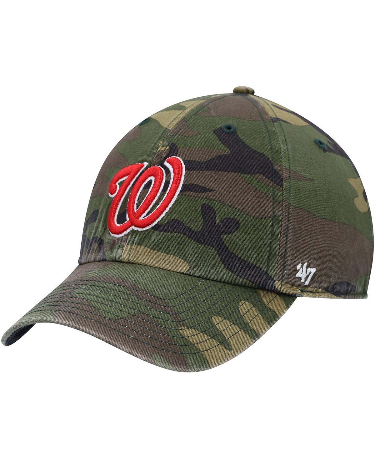 Мужская регулируемая кепка с камуфляжным принтом Washington Nationals Team Clean Up '47 Brand
Мужская регулируемая кепка с камуфляжным принтом Washington Nationals Team Clean Up '47 Brand