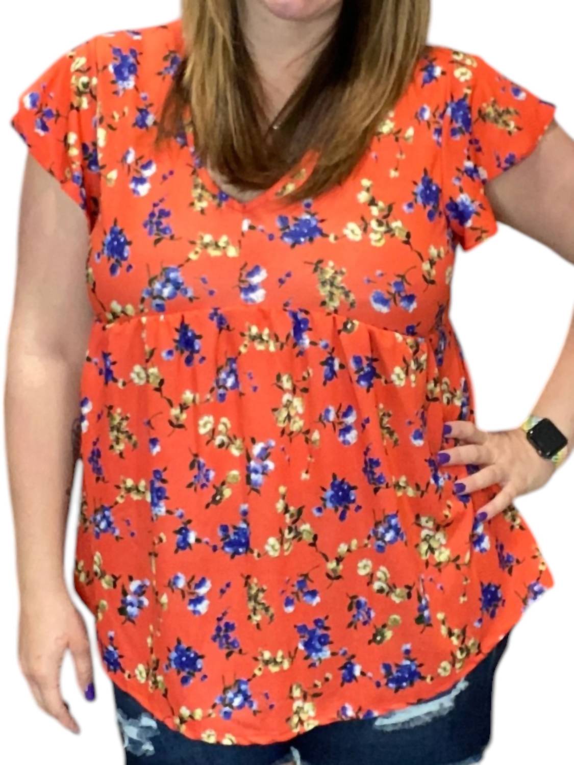 Футболка с завышенной талией в коралловом цвете White Birch
Футболка с завышенной талией в коралловом цвете White Birch