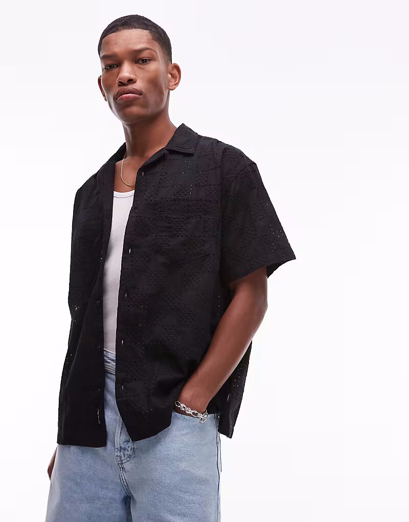 Рубашка Vans Wayside с коротким рукавом черного цвета
Рубашка Vans Wayside с коротким рукавом черного цвета